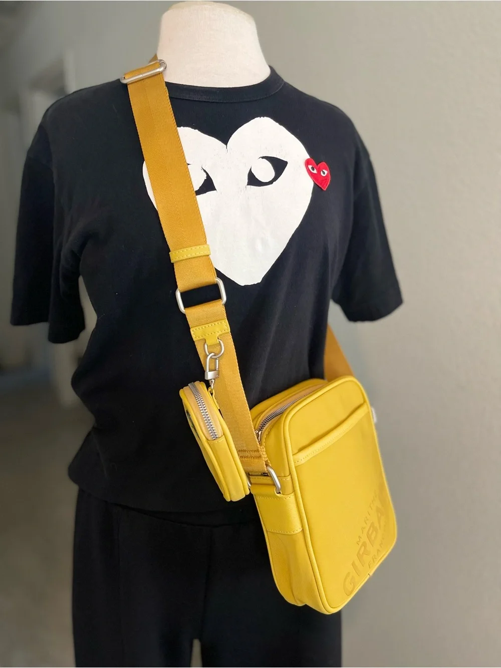 Marithe GIRBAUD Yellow Crossbody Bag